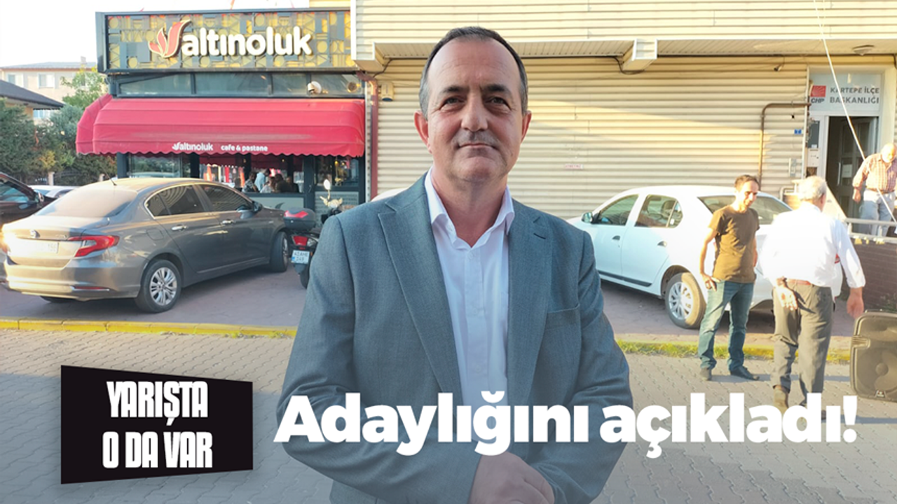 Hasan Bayrak Kartepe'ye adaylığını açıkladı