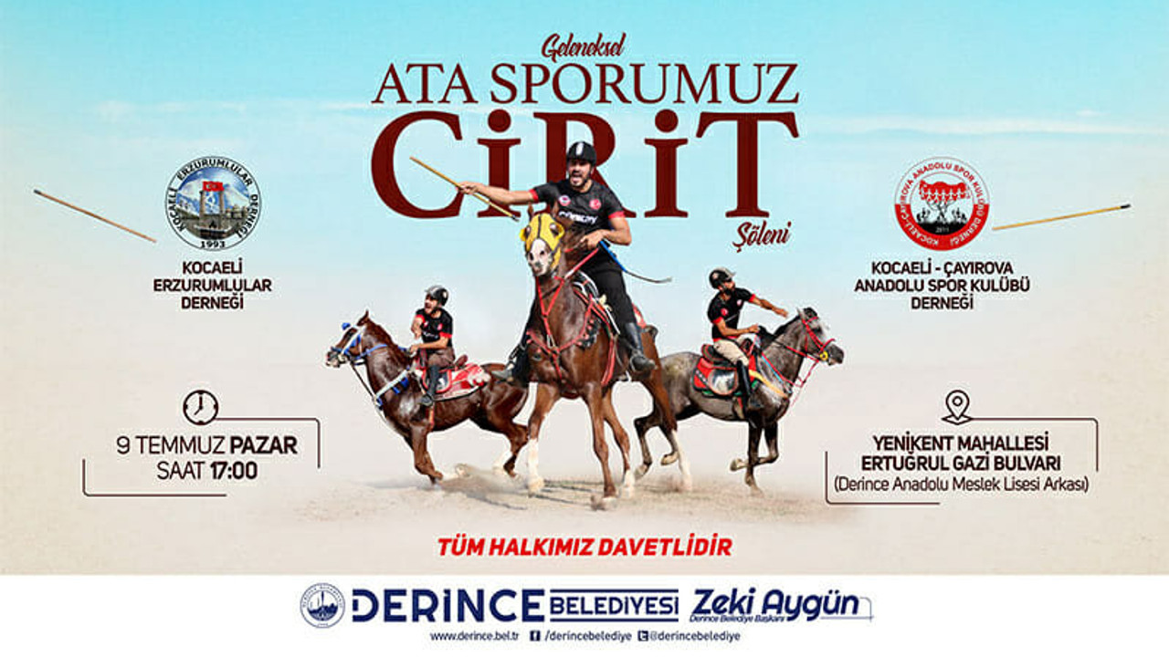 Derince'de cirit şöleni düzenlenecek