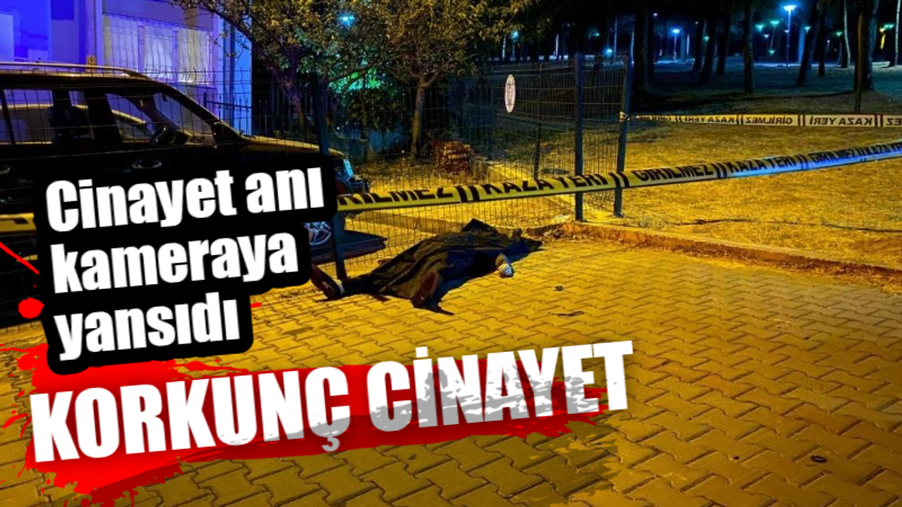 Kan donduran cinayet, saniye saniye görüntülendi