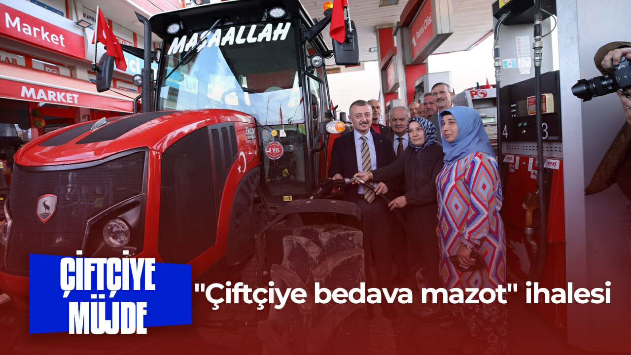 "Çiftçiye bedava mazot" ihalesi