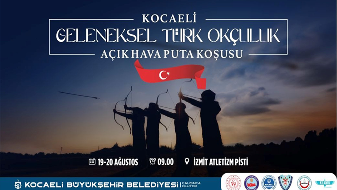 Kocaeli Geleneksel Türk Okçuluğu Açık Hava Puta Koşusu başlıyor