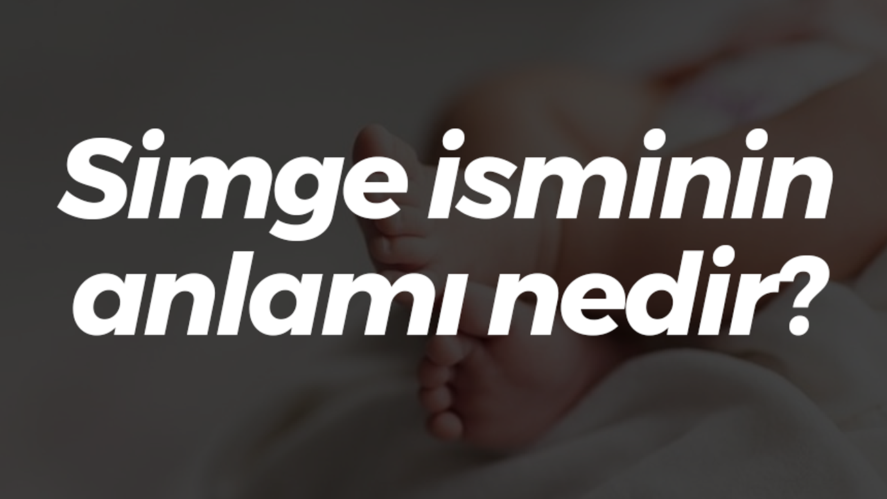 Simge isminin anlamı nedir?
