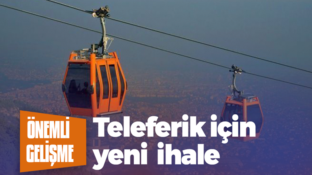 Önemli gelişme. Kartepe teleferiğinde yeni ihale