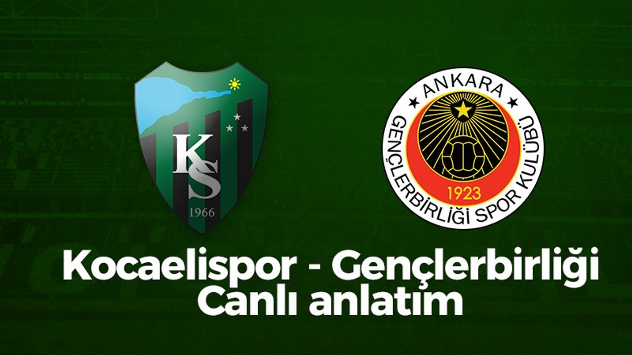 KOCAELİSPOR – GENÇLERBİRLİĞİ: 2-2 (MAÇ SONUCU)