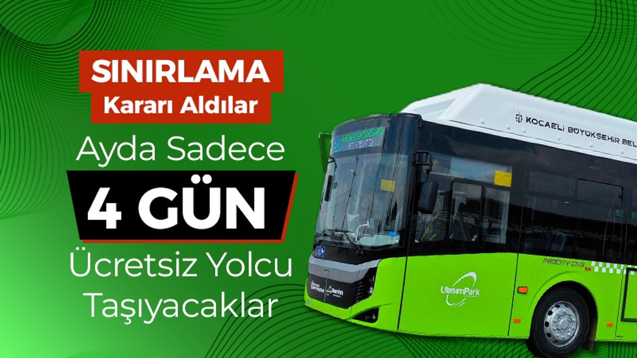 Özel halk otobüslerinden ücretsiz yolcu kararı: Sadece o günler bedava taşıyacaklar