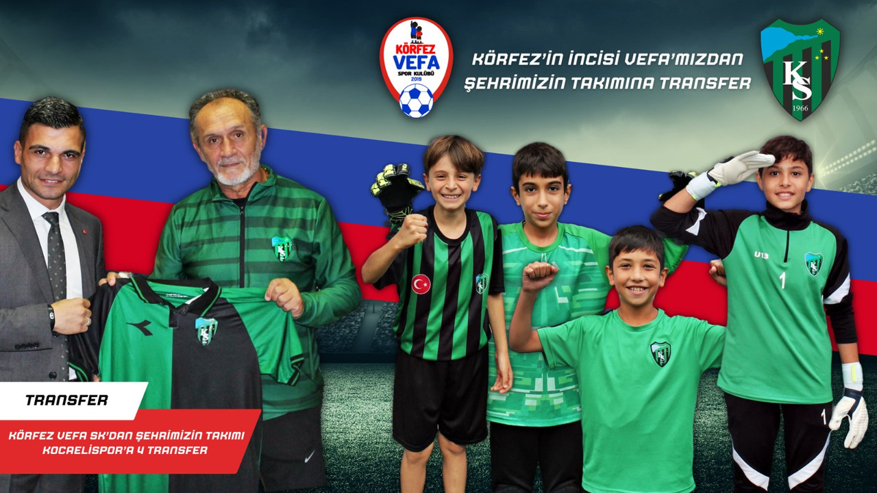 Körfez Vefa'dan Kocaelispor'a tam 4 futbolcu!