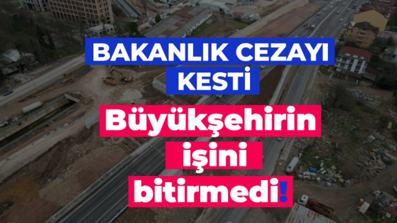 Bakanlık cezayı kesti. Büyükşehir’in işini bitirmedi