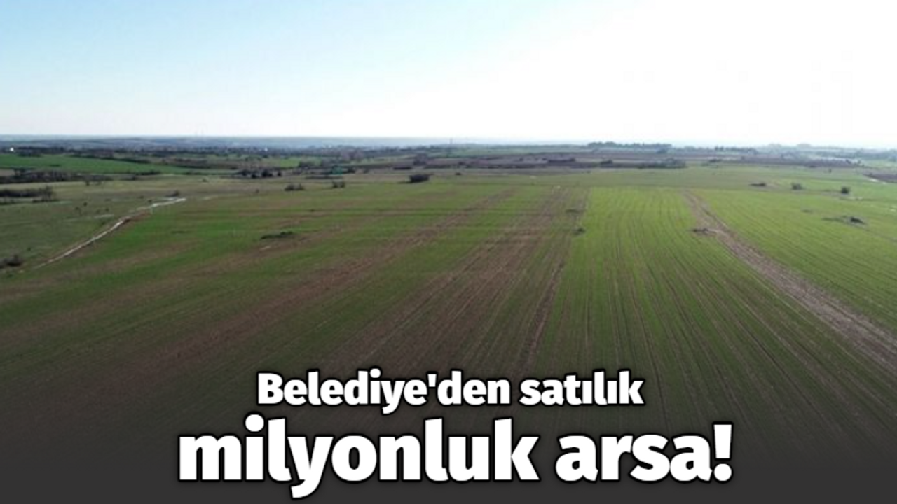 Başiskele Belediyesi'nden satılık milyonluk arsa