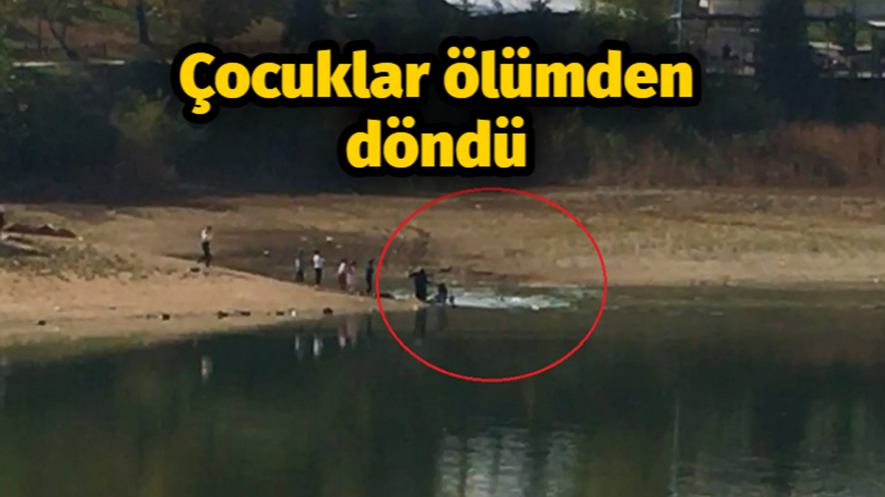 Çocuklar ölümden döndü