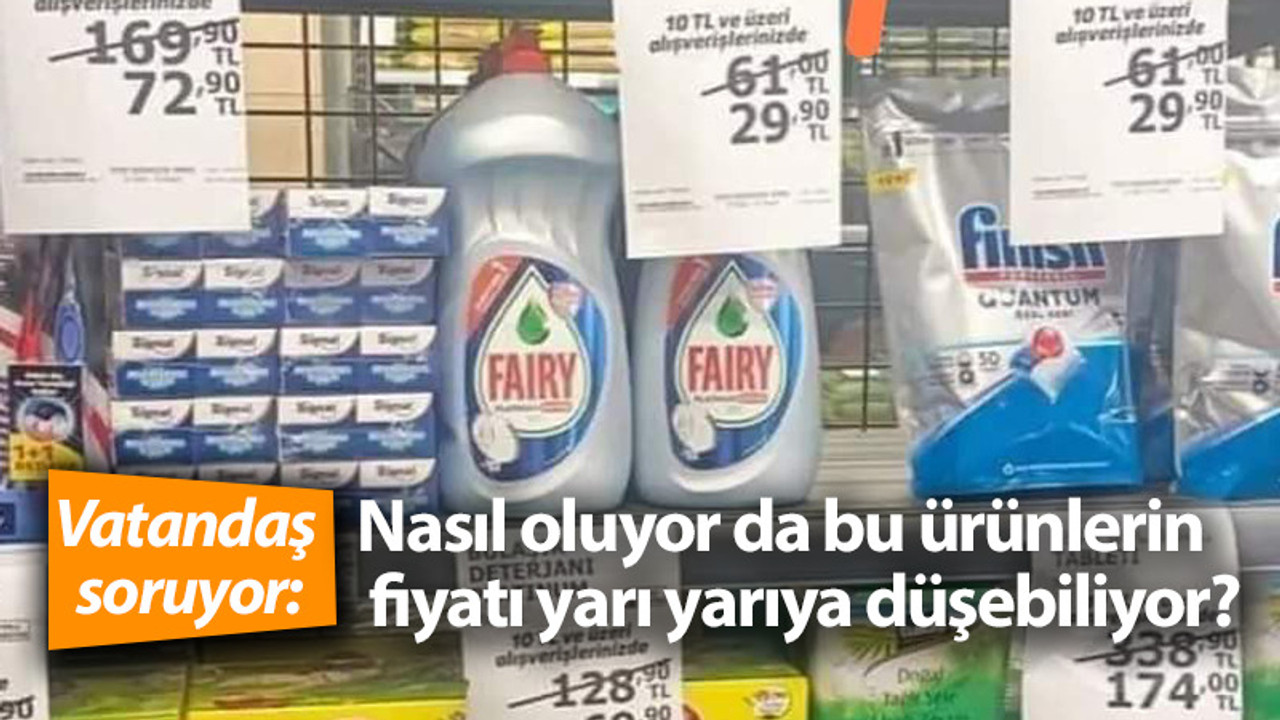 Vatandaş soruyor: Nasıl oluyor da bu ürünlerin fiyatı yarı yarıya düşebiliyor?