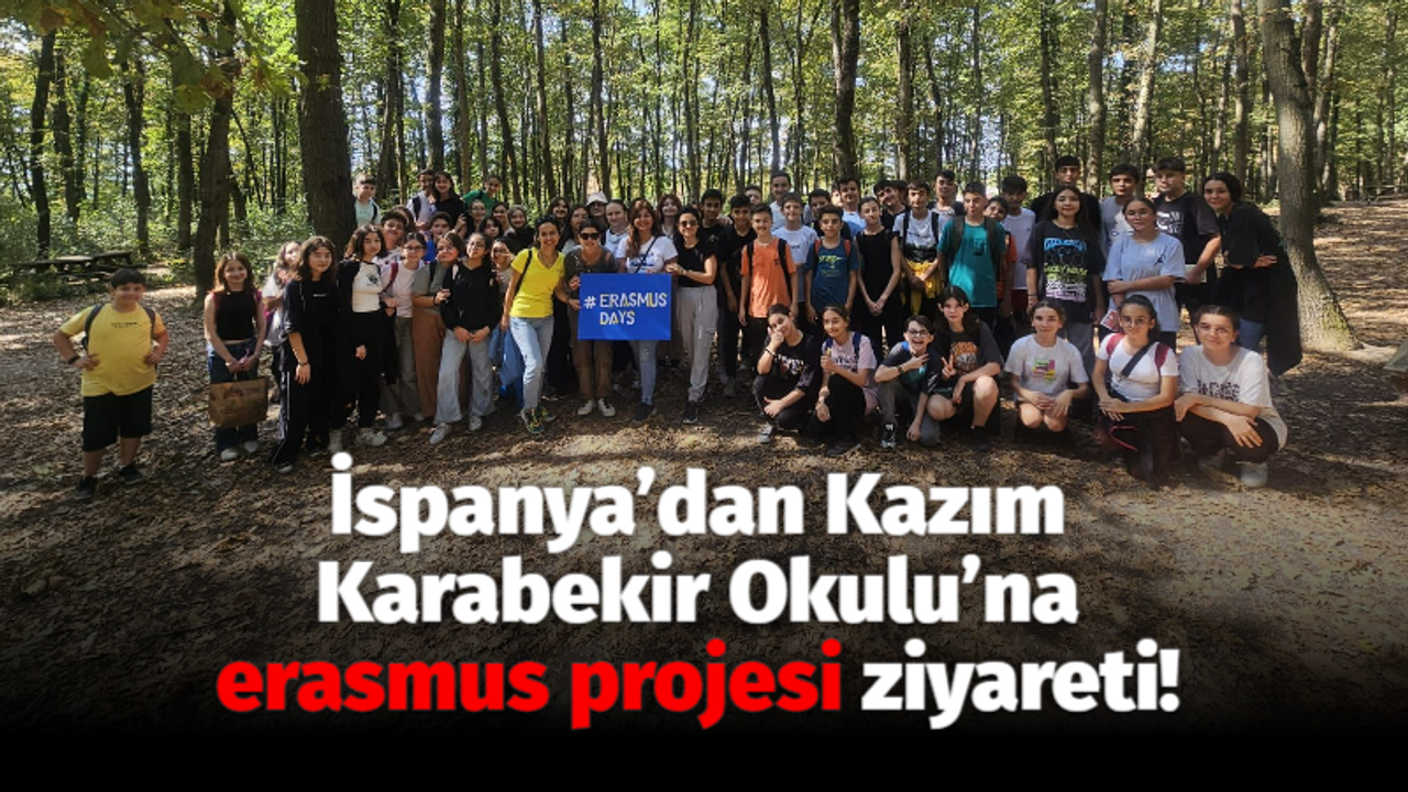 İspanya’dan Kazım Karabekir Okulu’na erasmus projesi ziyareti!