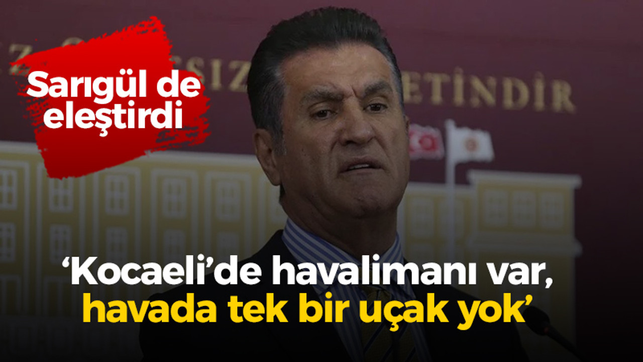 Mustafa Sarıgül Cengiz Topel Havalimanı’nı meclise taşıdı