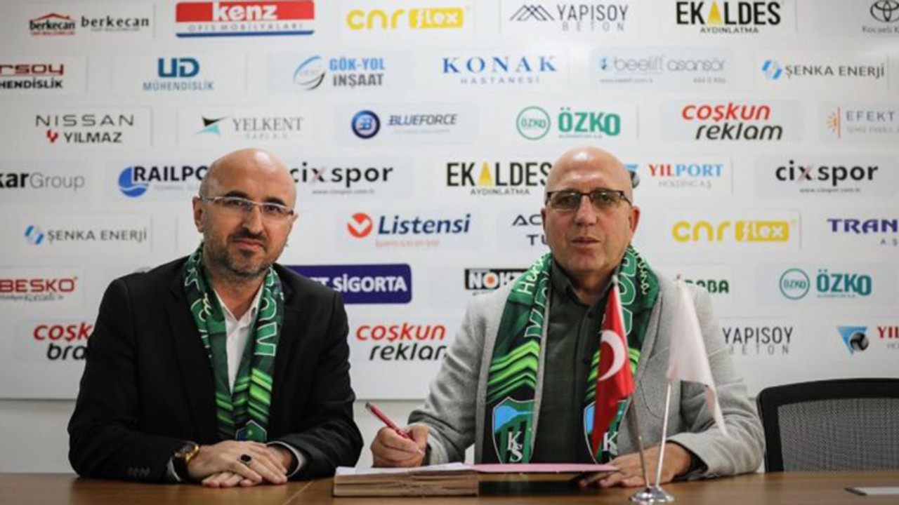 Kocaelispor'a bir sponsor daha geldi