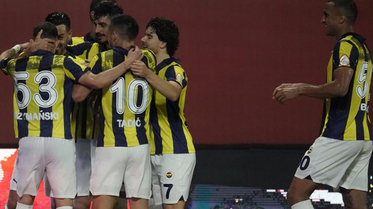 Fenerbahçe Pendik deplasmanında farka koştu:"0-5"