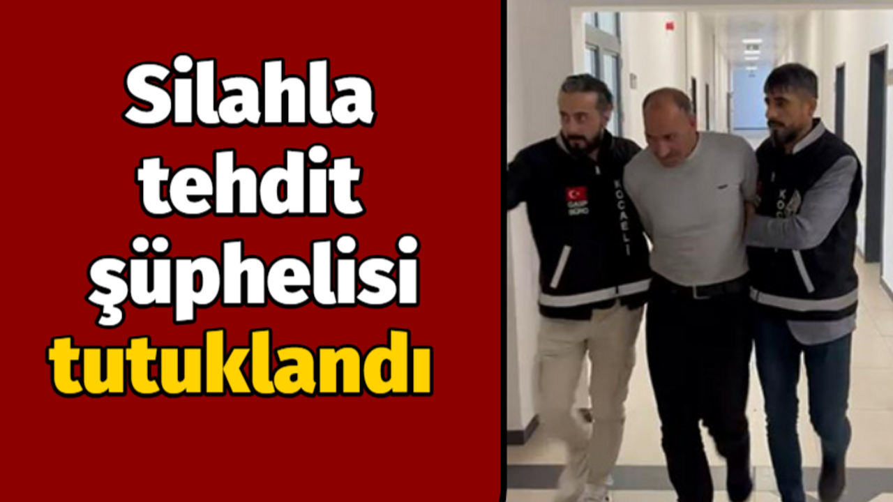 Silahla tehdit şüphelisi tutuklandı