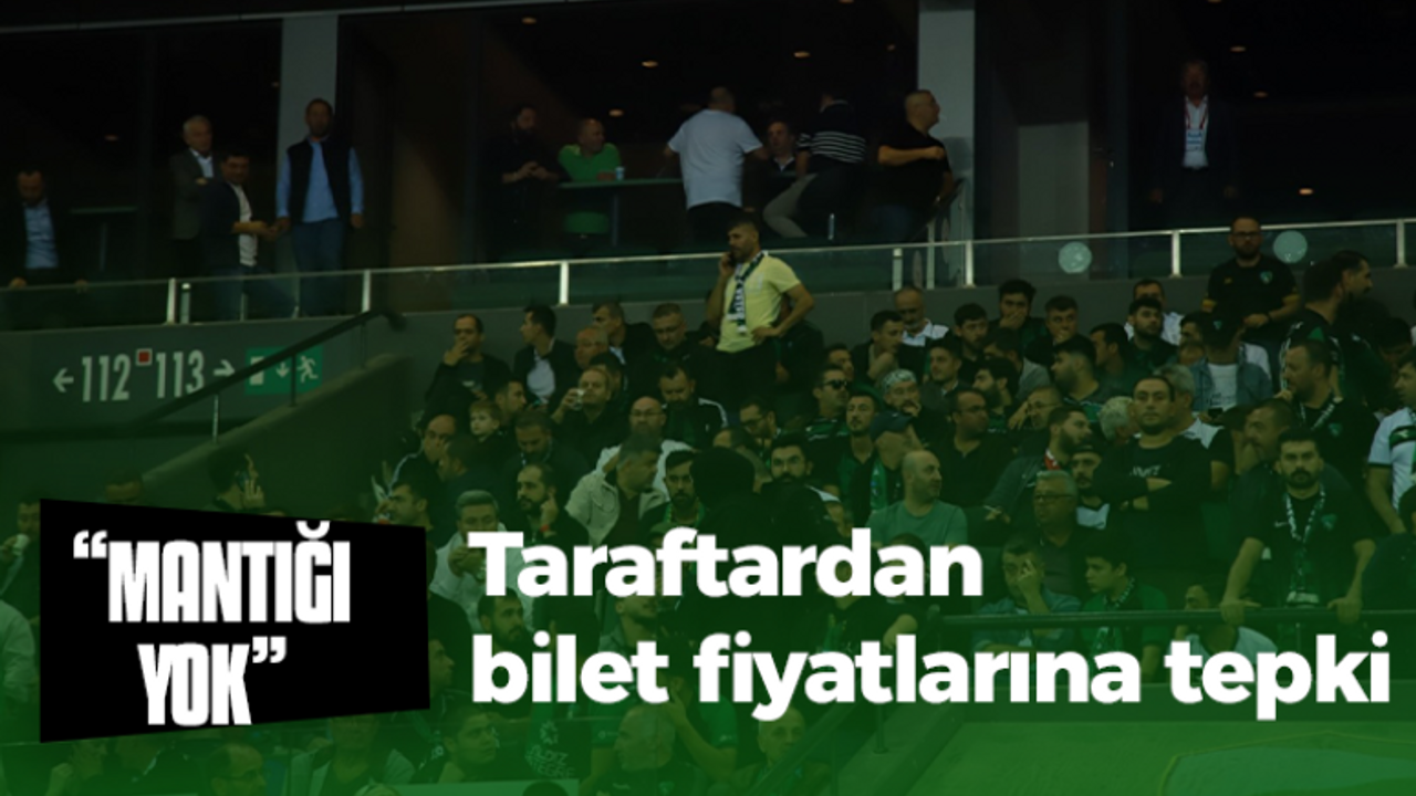 Taraftardan bilet fiyatlarına tepki: Mantığı yok!