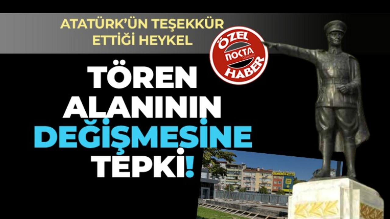 Tören alanının değişmesine tepki