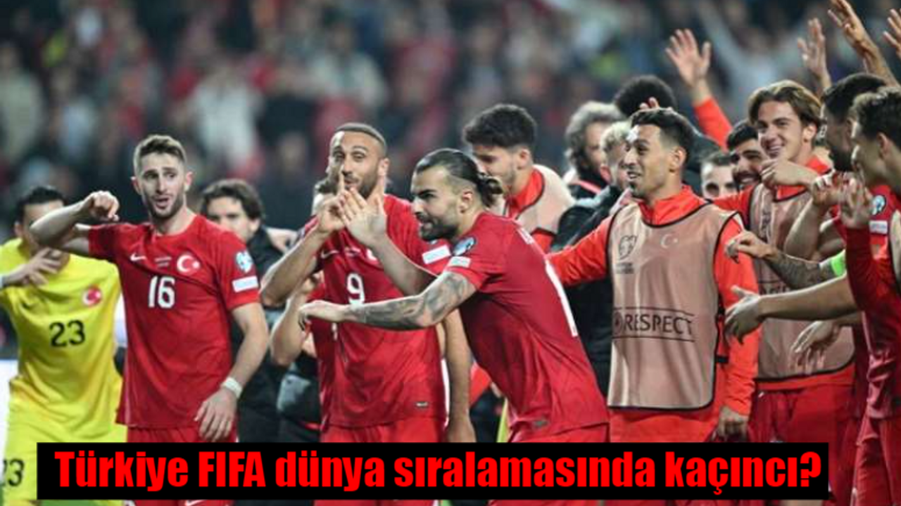 Türkiye FIFA dünya sıralamasında kaçıncı? FIFA Dünya sıralaması!