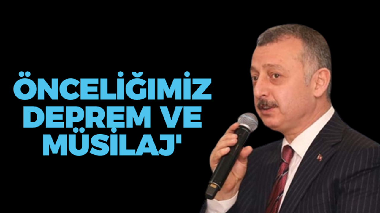 Başkan Büyükakın: Marmara Depremi ve Marmara Denizi en büyük önceliğimiz