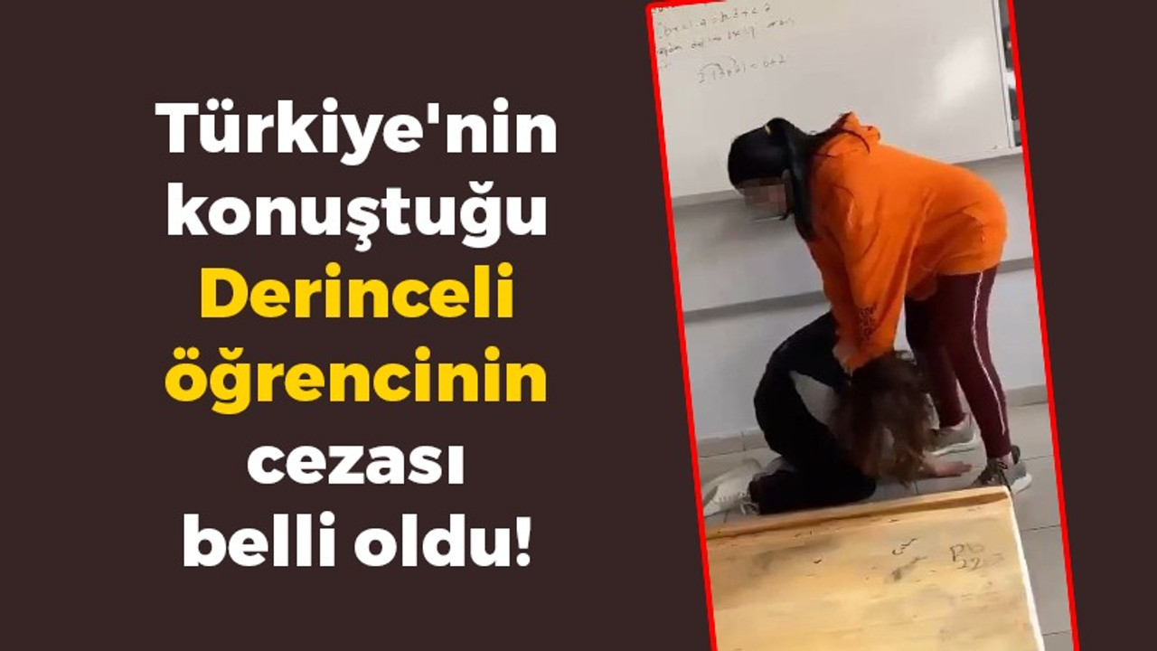 Türkiye'nin konuştuğu Derinceli öğrencinin cezası belli oldu!