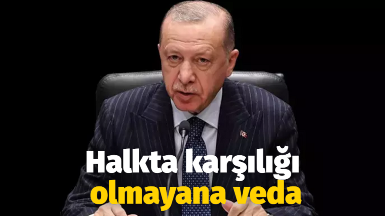 Halkta karşılığı olmayana veda