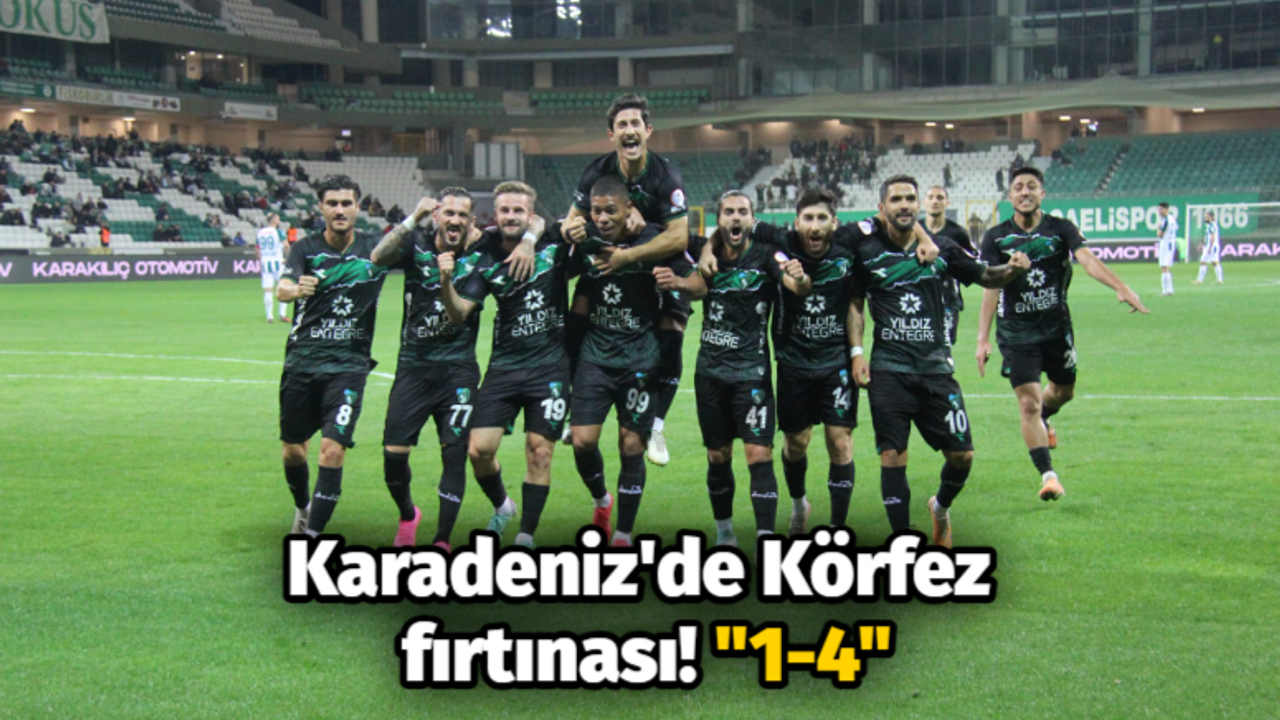 Karadeniz'de Körfez fırtınası! "1-4"