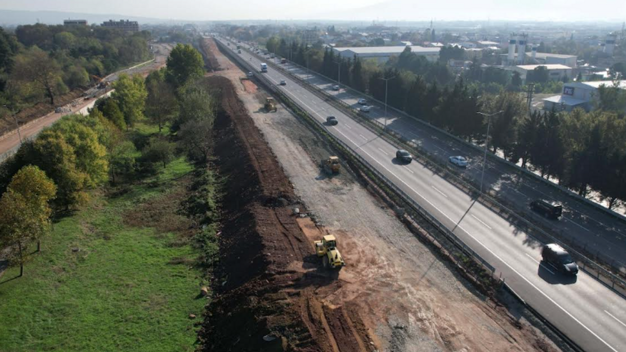 Kocaeli Stadyumu yolunda trafik düzenlemesi