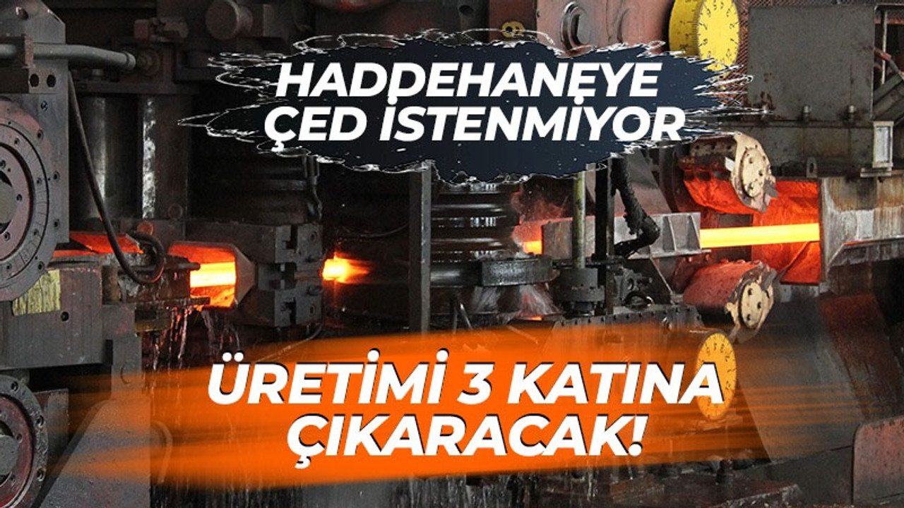 Kapasite arttıracak haddehaneye ÇED istenmiyor!