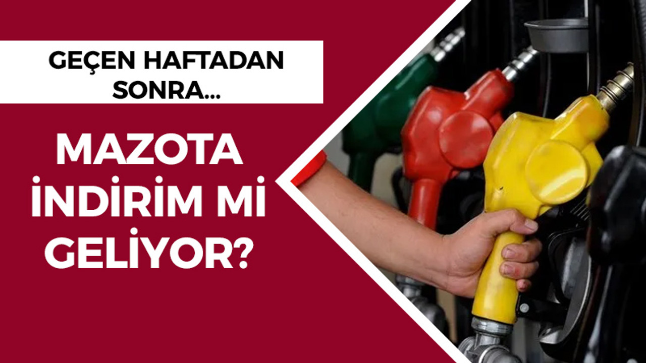 Mazota indirim mi geliyor?