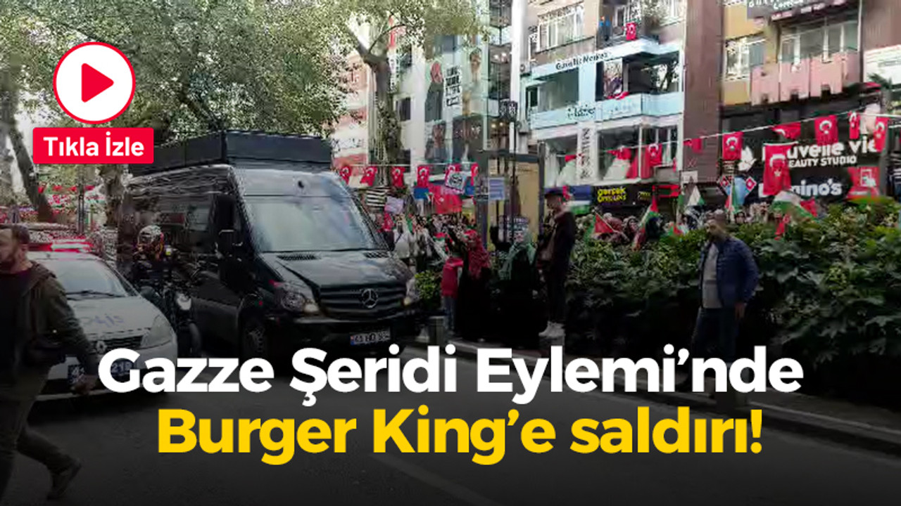 Gazze Şeridi Eyleminde Burger King’e saldırı!