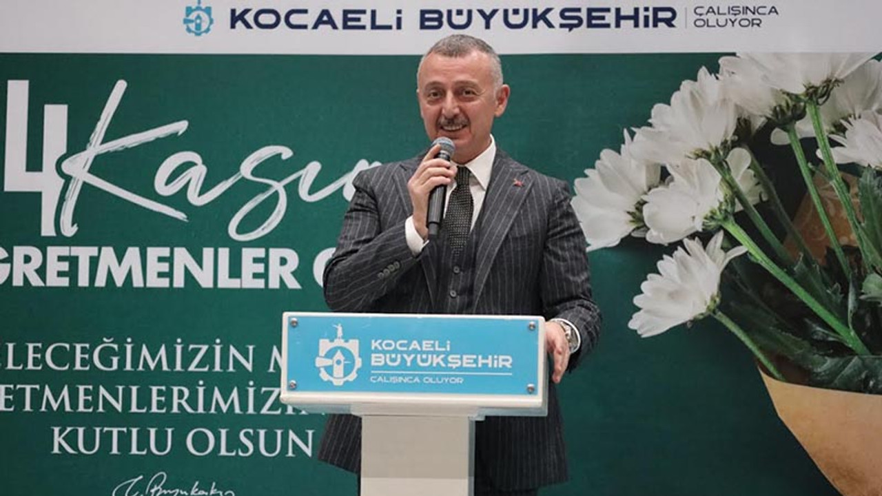 Büyükakın Öğretmenler Günü töreninde konuştu; "Eğitim olmadan hiçbir şey olmaz"