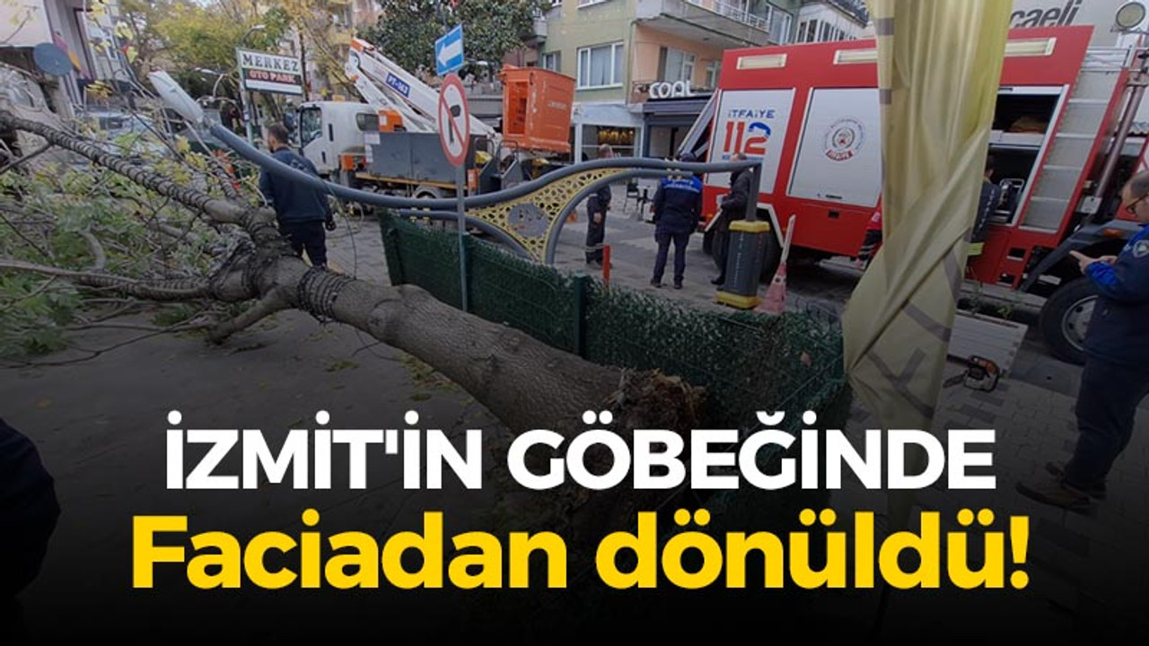 İzmit'in göbeğinde faciadan dönüldü!