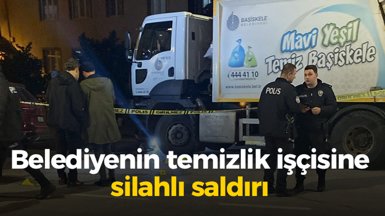 Belediyenin temizlik işçisine silahlı saldırı