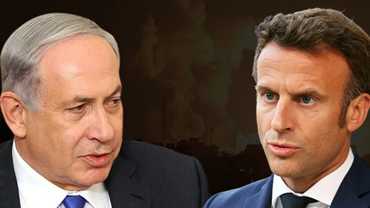 Netanyahu'dan Macron'a tepki