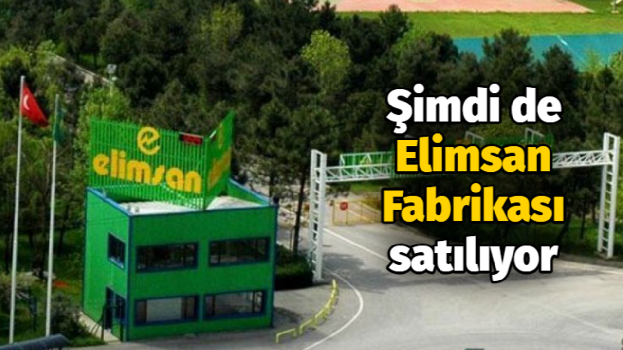 Şimdi de Elimsan Fabrikası satılıyor