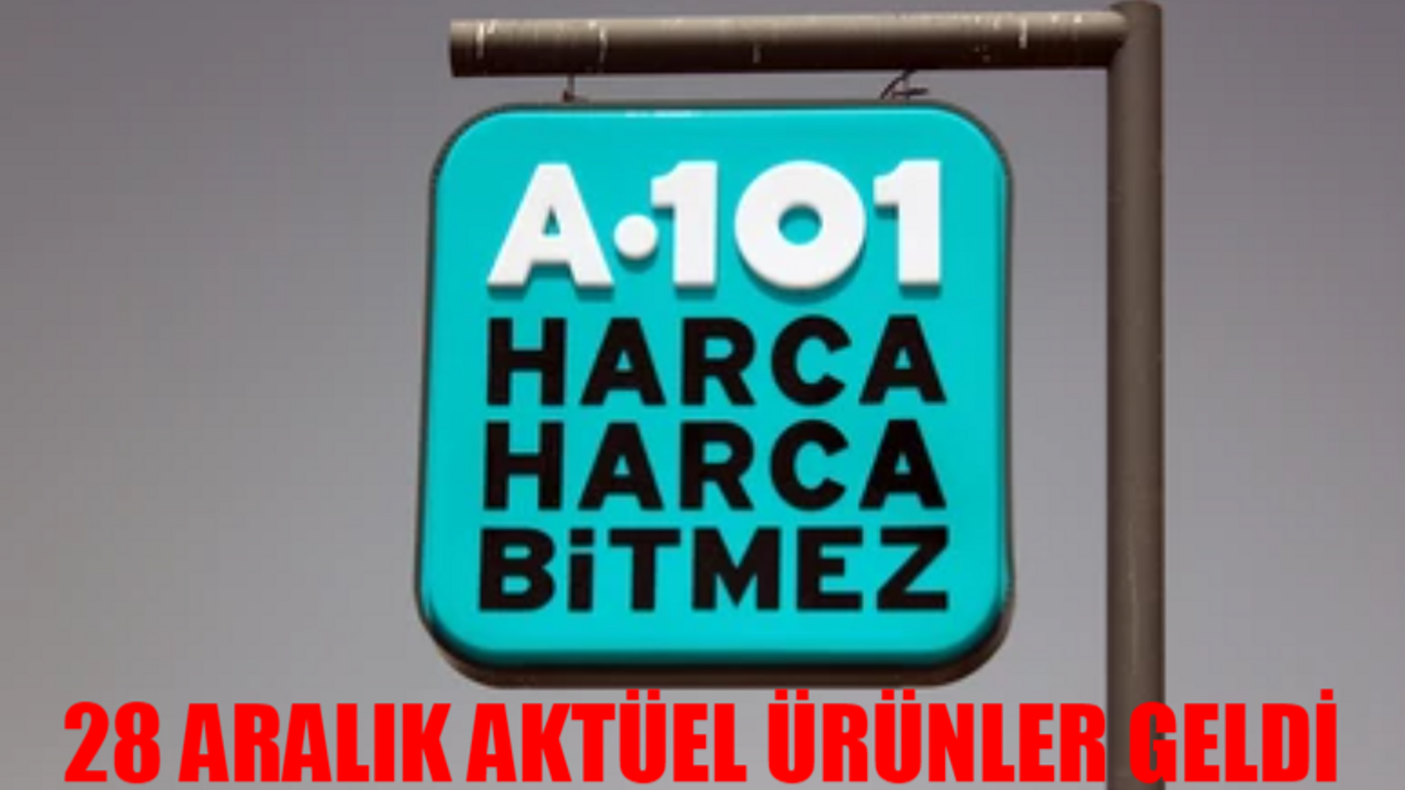 28 Aralık A101 Aktüel Ürünleri! A101 Katalog Bu Hafta Perşembe Son İndirim Var! A101 Bulaşık Makinesi 8299 TL Kaçmaz Fiyat