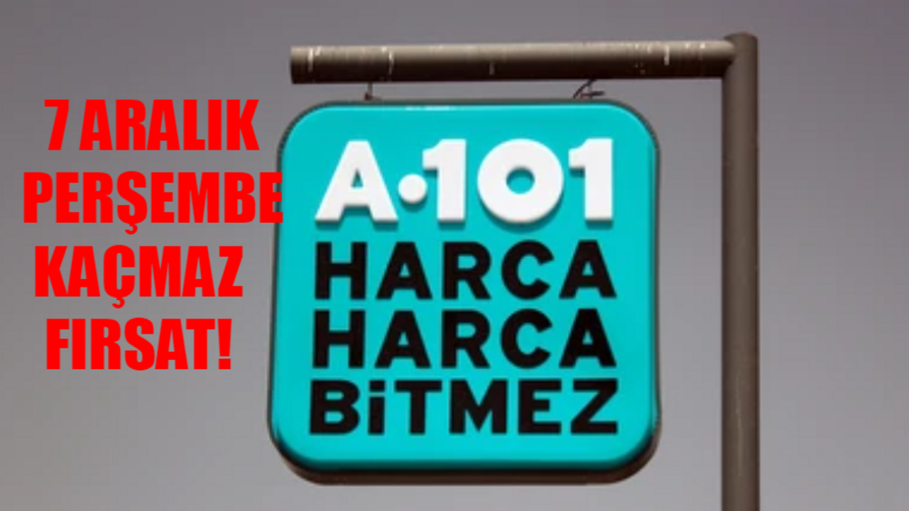 7 Aralık A101 Kataloğu 2023: A101 Aktüel Ürünler Perşembe Elektrikli Araba 39.990 TL, A101 Televizyon 13.999 TL Kaçmaz!