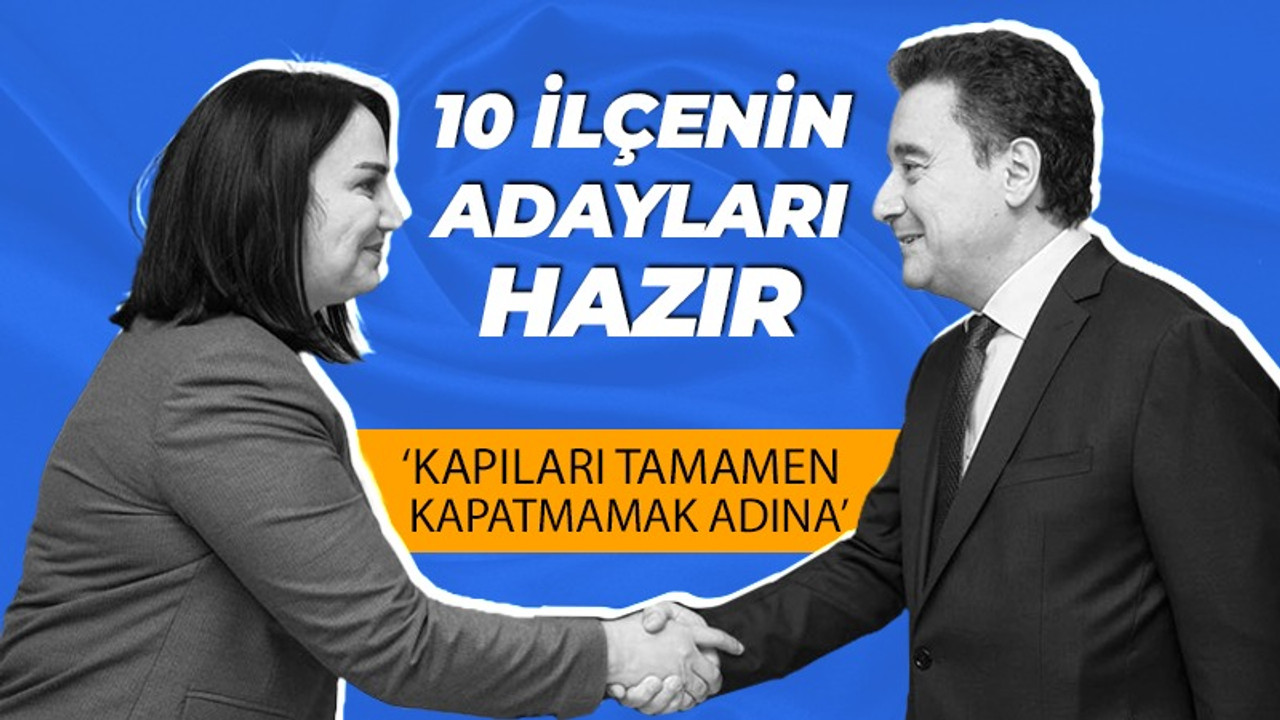 DEVA Kocaeli’de 10 ilçenin adayı hazır!