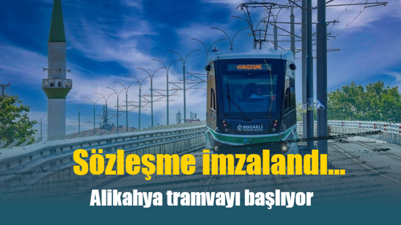 Alikahya Stadyum Tramvay Hattı başlıyor