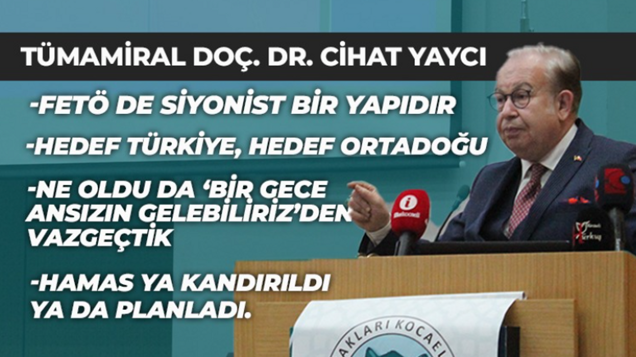 Cihat Yaycı’dan dikkat çeken Gazze ve Yunanistan açıklamaları!