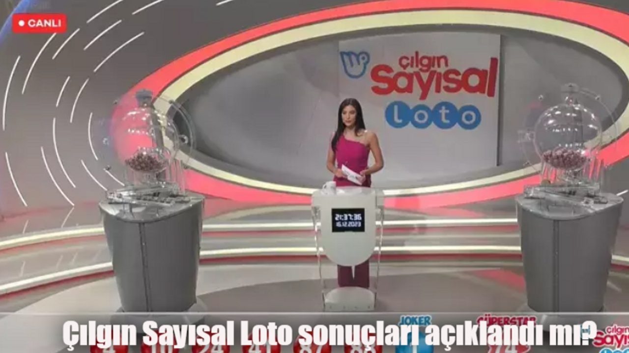 Çılgın Sayısal Loto 18 Aralık 2023 sonuçları ne zaman, saat kaçta belli olacak?