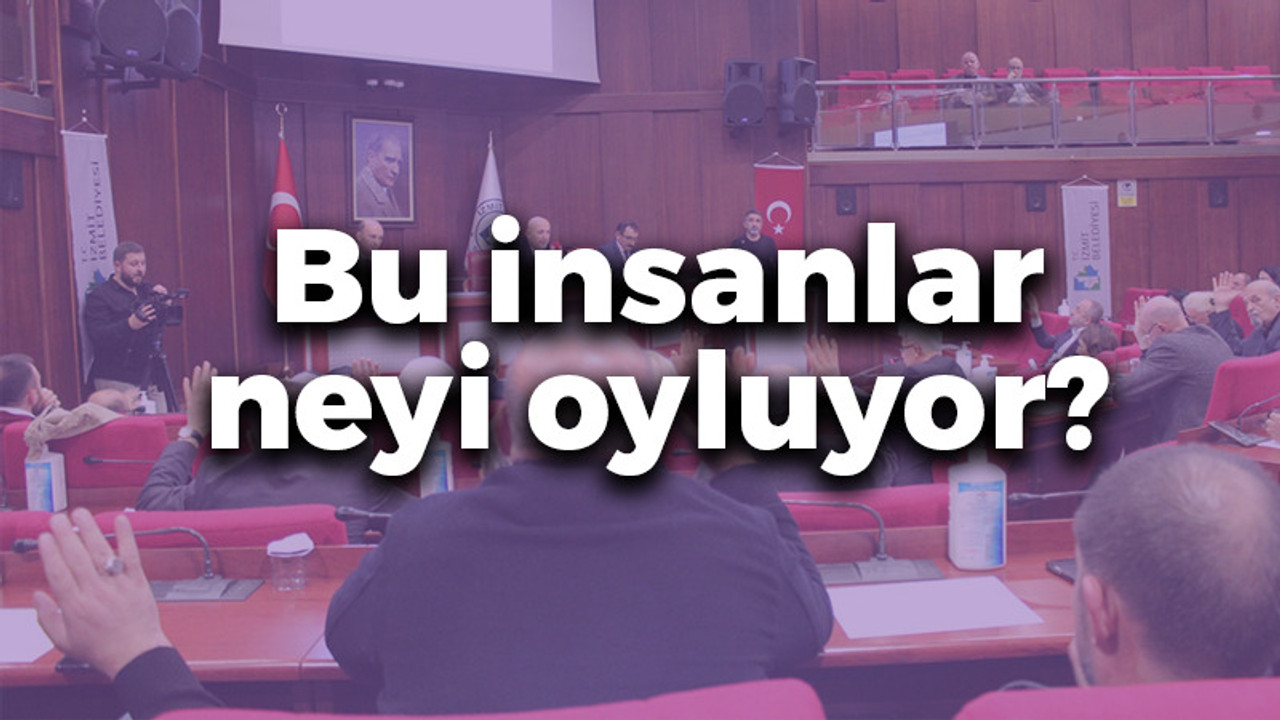 Bu insanlar neyi oyluyor?