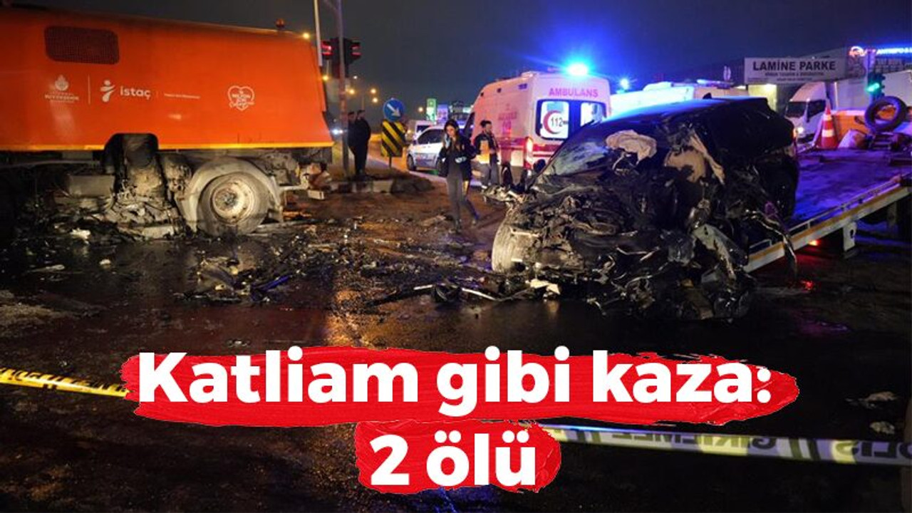 Katliam gibi kaza: 2 ölü