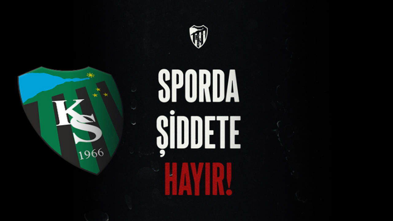 Kocaelispor Kulübü: Sporda Şiddete Hayır!