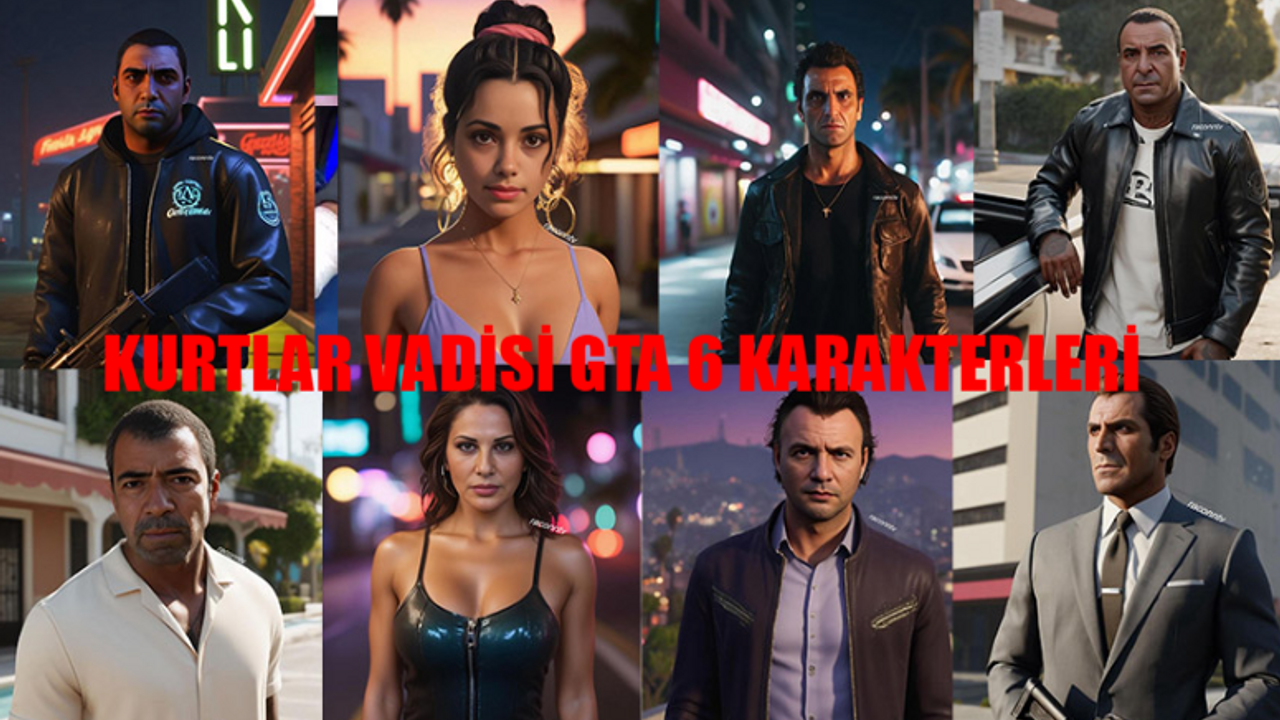 Kurtlar Vadisi Oyuncular GTA 6 Yapay Zeka Fotoğraf: GTA 6 Fotoğraf Efekti Kurtlar Vadisi! GTA VC Kurtlar Vadisi Fotoğrafları