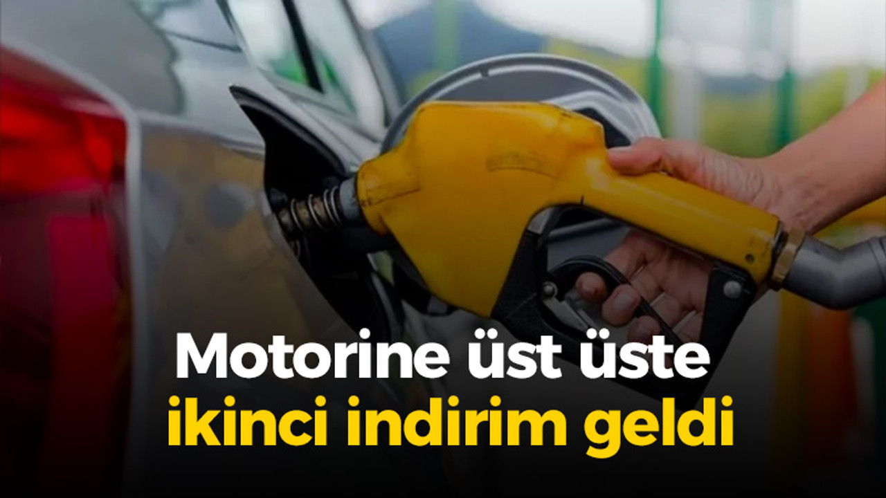 Motorine üst üste ikinci indirim geldi