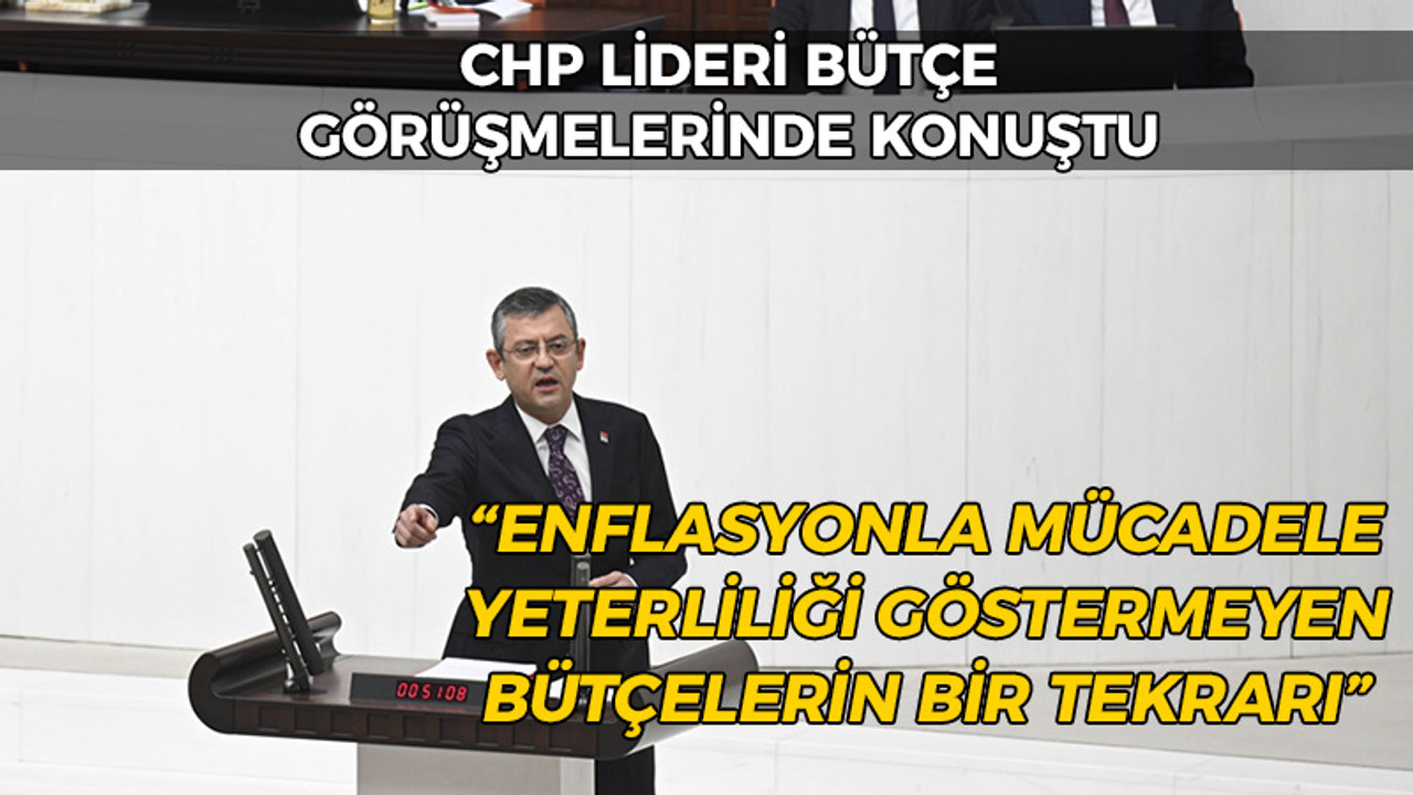 "Enflasyonla mücadele yeterliliği göstermeyen bütçelerin bir tekrarı"