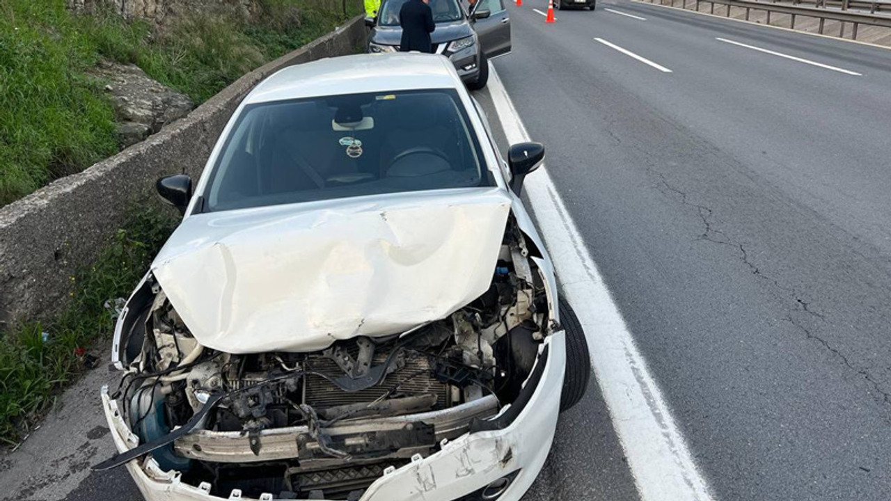 Kocaeli Haber- Anadolu Otoyolu'nda zincirleme trafik kazası: 2 kişi yaralandı