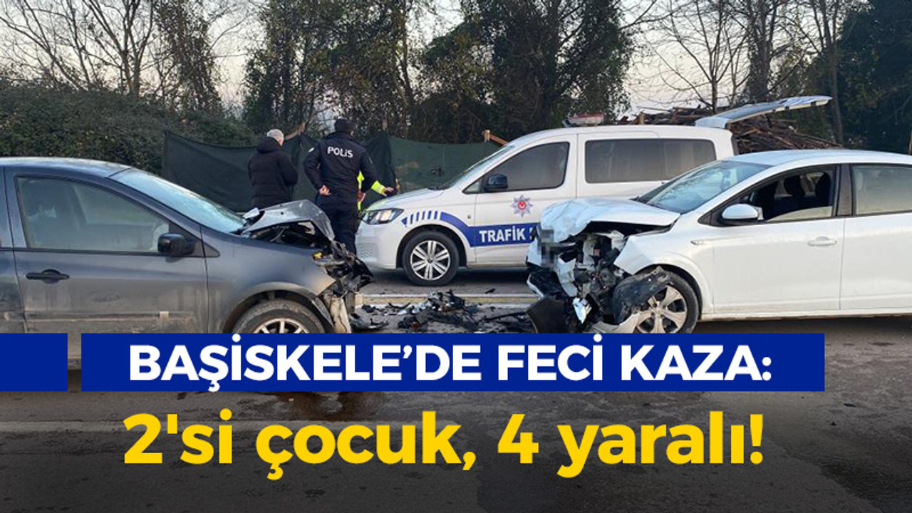 Başiskele'de feci kaza: 2'si çocuk, 4 yaralı!