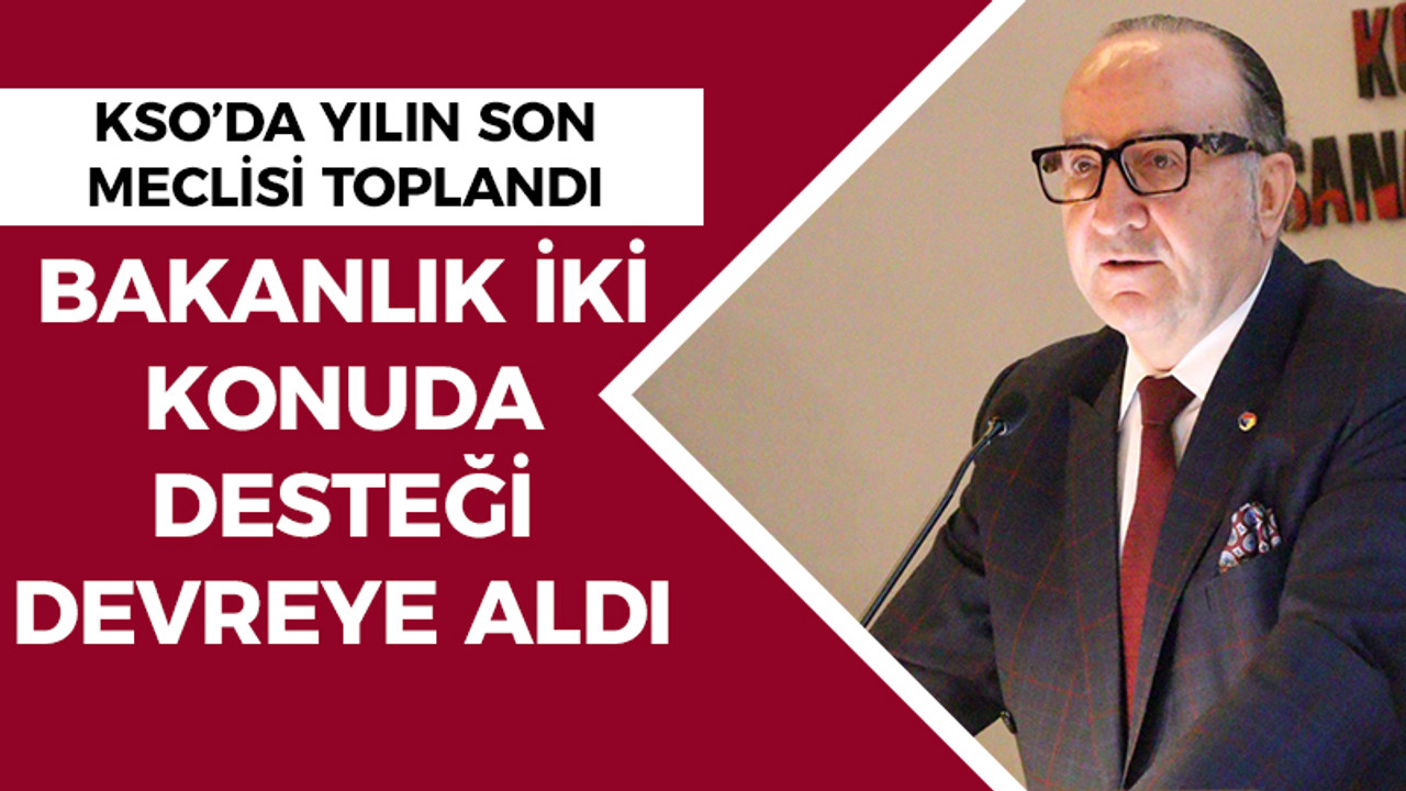 Zeytinoğlu; “Bakanlık iki konuda desteği devreye aldı”